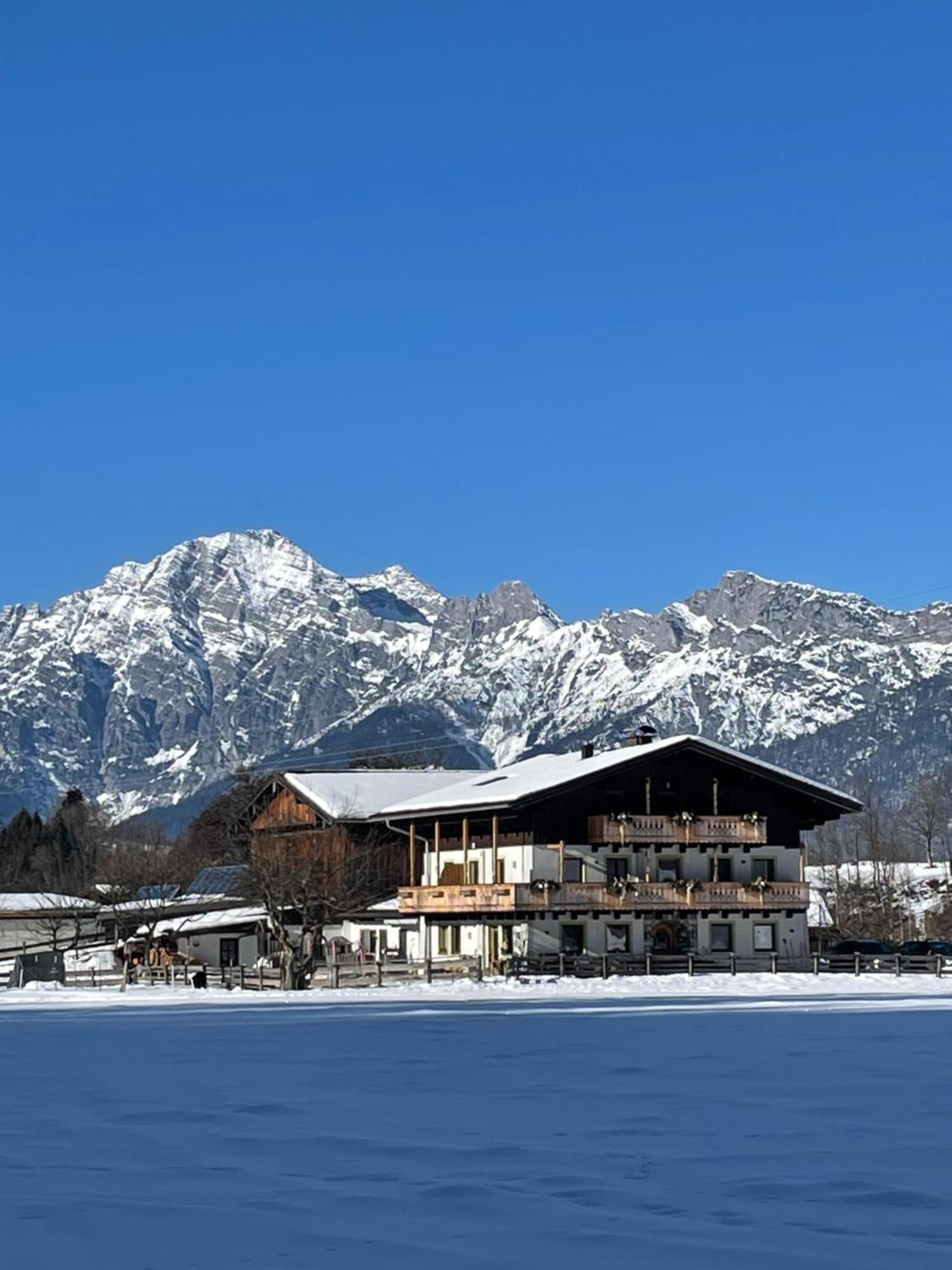 Apartmán Obermuehlhof Saalfelden Exteriér fotografie