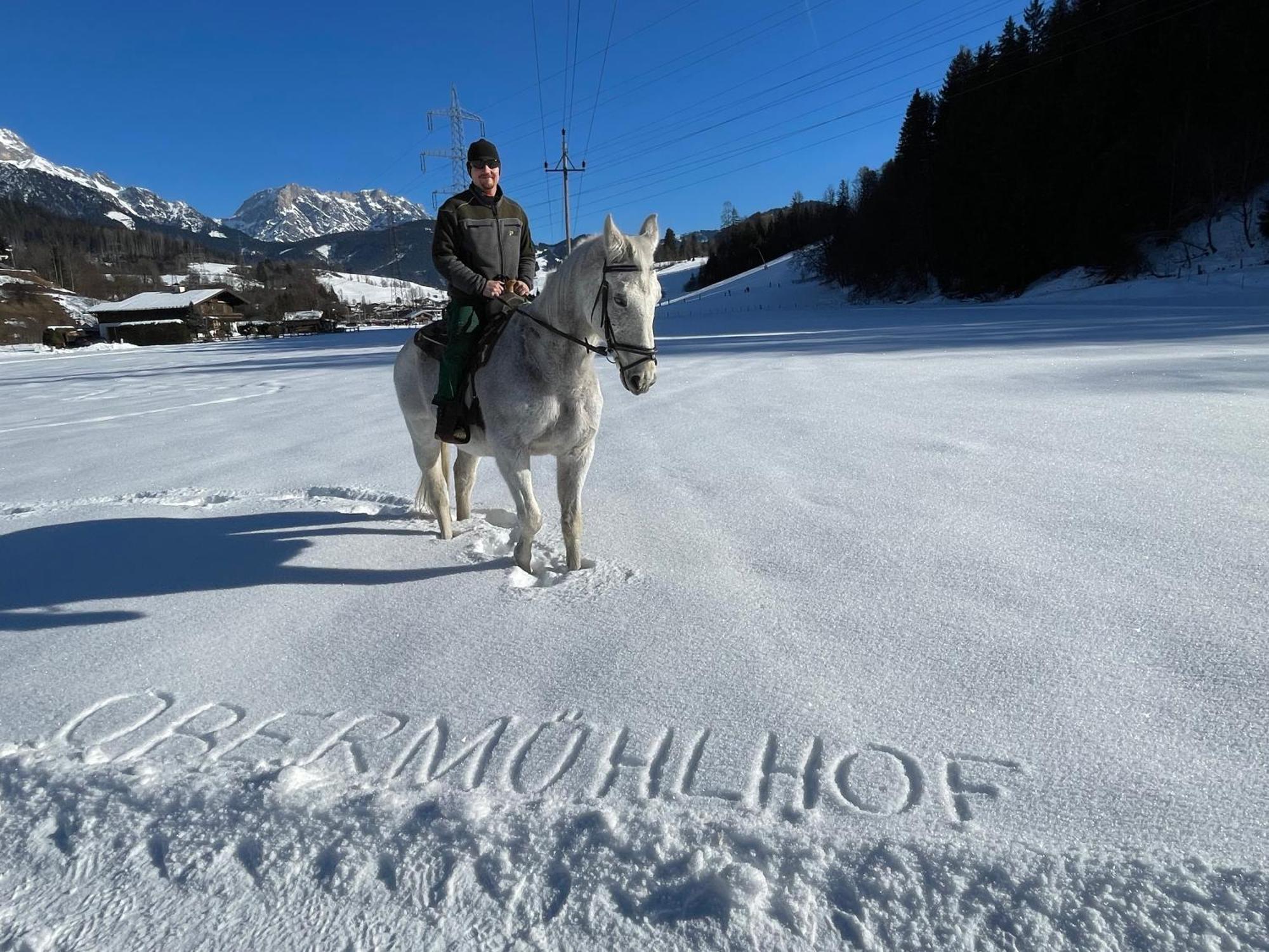 Apartmán Obermuehlhof Saalfelden Exteriér fotografie